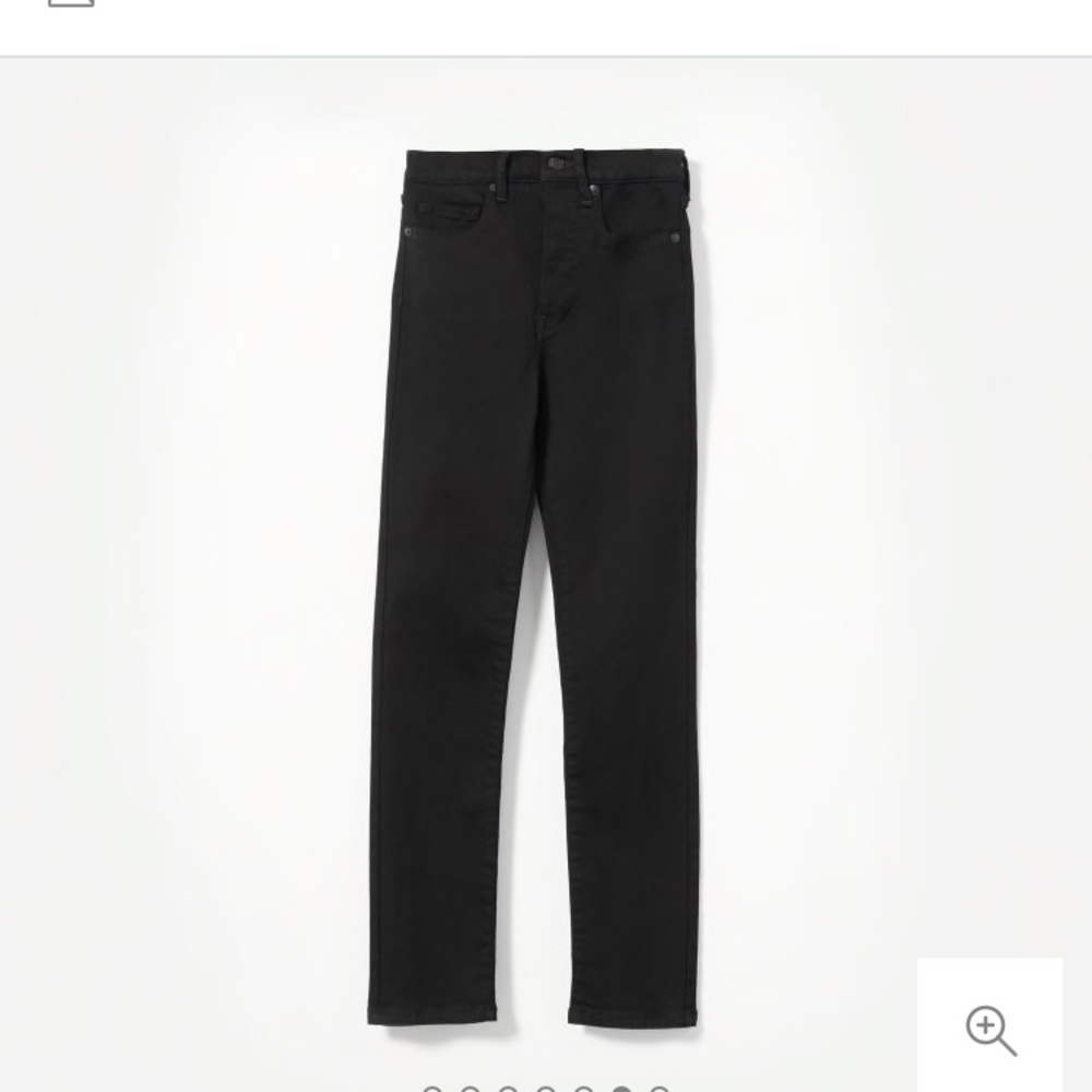 Everlane black cigarette jeans